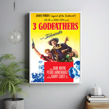 3 Godfathers (1948) Movie Poster, Canvas Material Gift, Home Decor, Live Room Wall Art DS08