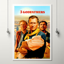 3 Godfathers (1948) Movie Poster, Canvas Material Gift, Home Decor, Live Room Wall Art DS10