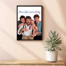 3 Men and a Baby (1987) Movie Poster, Canvas Material Gift, Home Decor, Live Room Wall Art