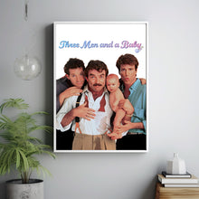 3 Men and a Baby (1987) Movie Poster, Canvas Material Gift, Home Decor, Live Room Wall Art
