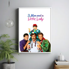 3 Men and a Little Lady (1990) Movie Poster, Canvas Material Gift, Home Decor, Live Room Wall Art DS02