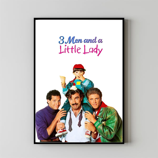3 Men and a Little Lady (1990) Movie Poster, Canvas Material Gift, Home Decor, Live Room Wall Art DS02