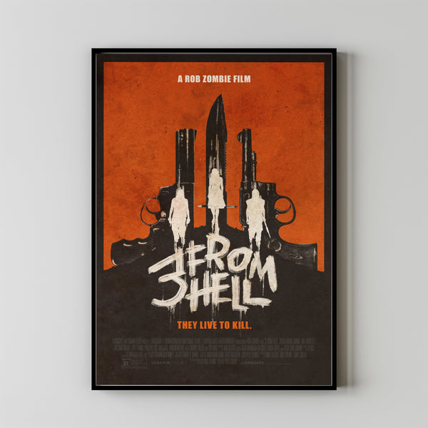 3 from Hell (2019) Movie Poster, Canvas Material Gift, Home Decor, Live Room Wall Art DS06