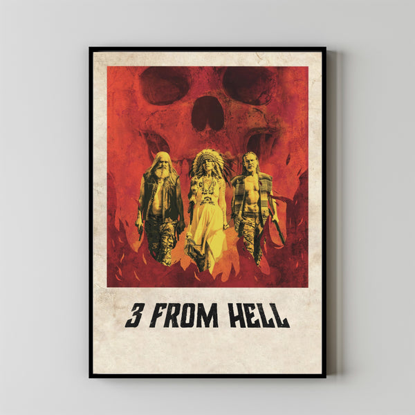 3 from Hell (2019) Movie Poster, Canvas Material Gift, Home Decor, Live Room Wall Art DS14