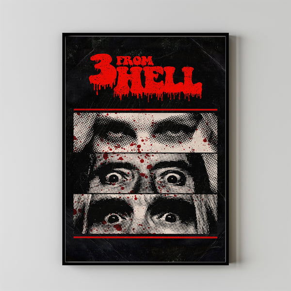 3 from Hell (2019) Movie Poster, Canvas Material Gift, Home Decor, Live Room Wall Art DS15