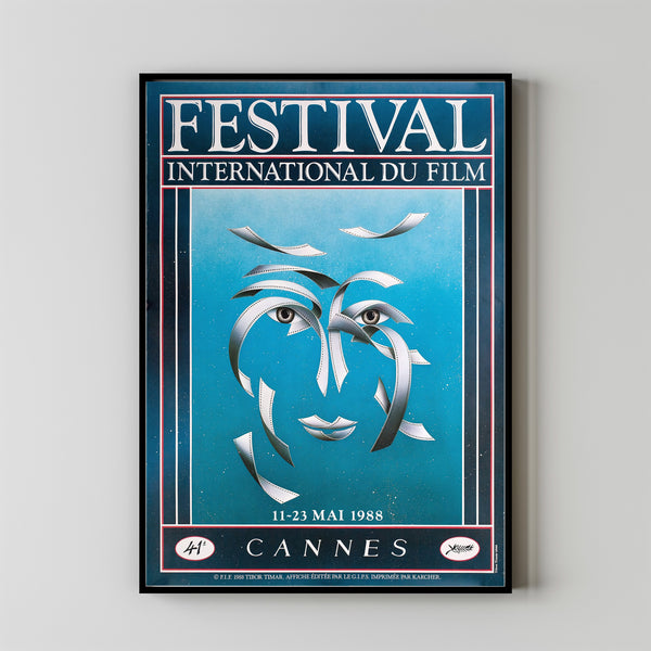 41ST CANNES FILM FESTIVAL Movie Poster, Canvas Wall Art, Room Decor, Movie Art