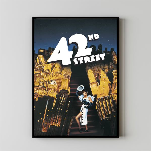 42nd Street (1933) Movie Poster, Home Decor, Live Room Wall Art DS06