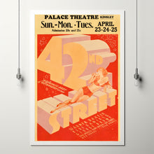 42nd Street (1933) Movie Poster, Home Decor, Live Room Wall Art DS07