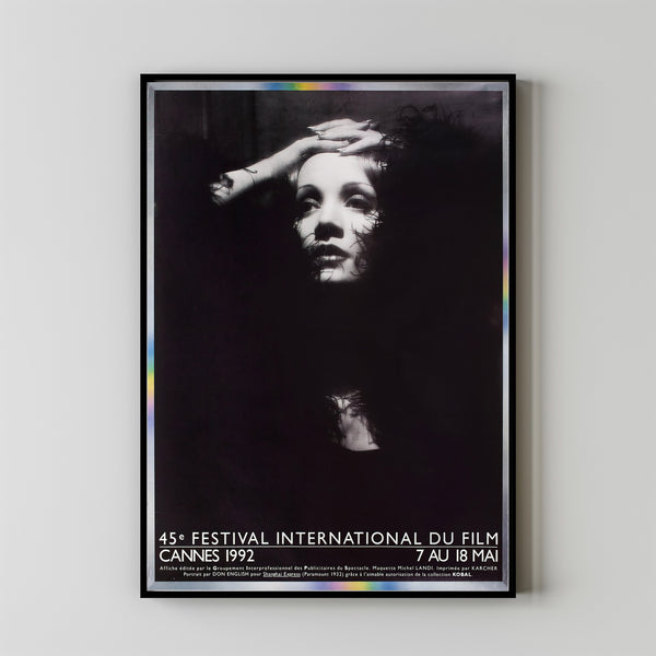 45TH CANNES FILM FESTIVAL Movie Poster, Canvas Wall Art, Room Decor, Movie Art