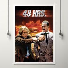 48 Hrs. (1982) Movie Poster, Home Decor, Live Room Wall Art