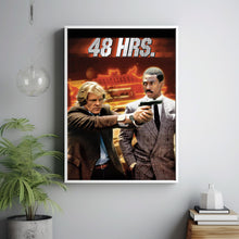 48 Hrs. (1982) Movie Poster, Home Decor, Live Room Wall Art