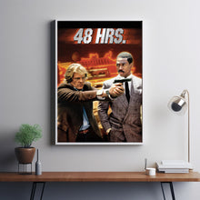 48 Hrs. (1982) Movie Poster, Home Decor, Live Room Wall Art