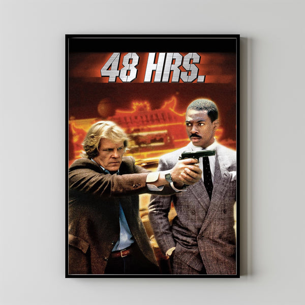 48 Hrs. (1982) Movie Poster, Home Decor, Live Room Wall Art