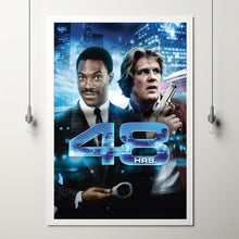 48 Hrs. (1982) Movie Poster, Home Decor, Live Room Wall Art DS06