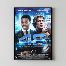 48 Hrs. (1982) Movie Poster, Home Decor, Live Room Wall Art DS09