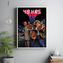 48 Hrs. (1982) Movie Poster, Home Decor, Live Room Wall Art DS16