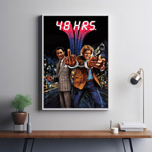 48 Hrs. (1982) Movie Poster, Home Decor, Live Room Wall Art DS16