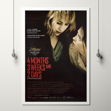 4 MONTHS, 3 WEEKS AND 2 DAYS Movie Poster, Canvas Wall Art, Room Decor, Movie Art