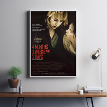 4 MONTHS, 3 WEEKS AND 2 DAYS Movie Poster, Canvas Wall Art, Room Decor, Movie Art
