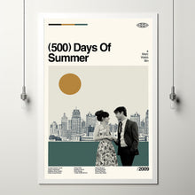 500 Days Of Summers Movie Poster, 500 Days Movie, 500 Days Film, Retro Movie Poster, Vintage, Modern Vintage, Movie Poster, Minimal Art