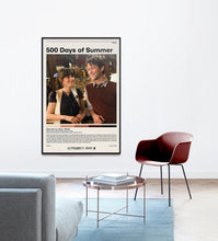 500 Days of Summer Poster  Marc Webb, Minimalist Movie Poster, Vintage Retro Art Print, Custom Poster, Wall Art Print, Home Decor 1203144585