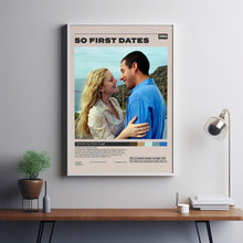 50 First Dates, Peter Segal, Minimalist Movie Poster, Vintage Retro Art Print