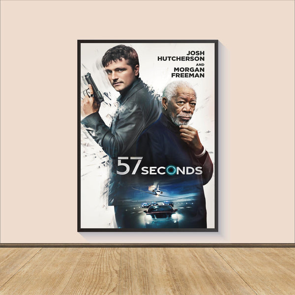 57 Seconds Movie Poster Print, Canvas Wall Art, Room Decor, Movie Art, personalized gift, Wall Art Print, Art Poster For Gift, Movie Print 1590465219