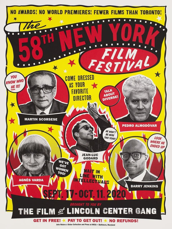58th New York Film Festival Alternative Film Movie Print Wall Art Poster 1578917171
