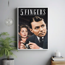 5 Fingers (1952) Movie Poster, Canvas Material Gift, Home Decor, Live Room Wall Art DS03