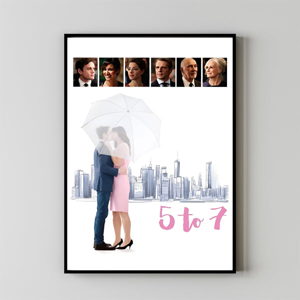 5 to 7 (2014) Movie Poster, Canvas Material Gift, Home Decor, Live Room Wall Art DS04