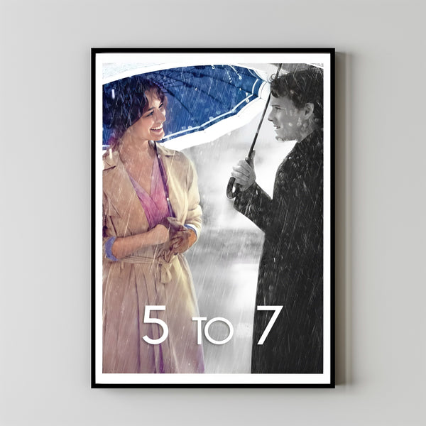 5 to 7 (2014) Movie Poster, Canvas Material Gift, Home Decor, Live Room Wall Art DS07