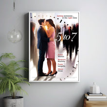 5 to 7 (2014) Movie Poster, Canvas Material Gift, Home Decor, Live Room Wall Art DS09