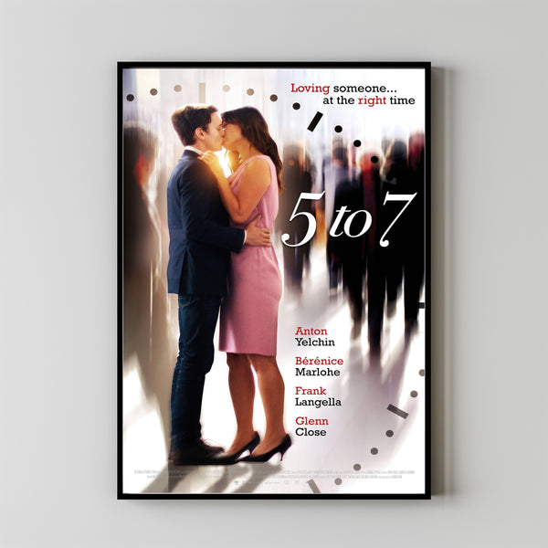 5 to 7 (2014) Movie Poster, Canvas Material Gift, Home Decor, Live Room Wall Art DS09
