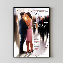 5 to 7 (2014) Movie Poster, Canvas Material Gift, Home Decor, Live Room Wall Art DS09