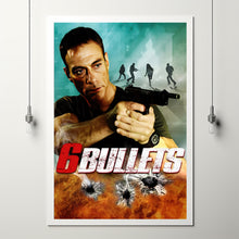 6 Bullets (2012) Movie Poster, Canvas Material Gift, Home Decor, Live Room Wall Art DS03