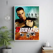 6 Bullets (2012) Movie Poster, Canvas Material Gift, Home Decor, Live Room Wall Art DS03