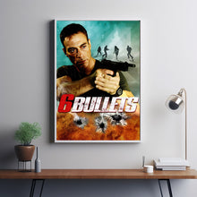 6 Bullets (2012) Movie Poster, Canvas Material Gift, Home Decor, Live Room Wall Art DS03