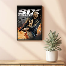 6 Bullets (2012) Movie Poster, Canvas Material Gift, Home Decor, Live Room Wall Art DS04