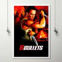 6 Bullets (2012) Movie Poster, Canvas Material Gift, Home Decor, Live Room Wall Art DS09