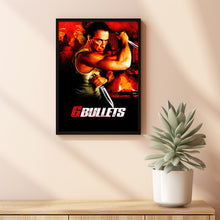 6 Bullets (2012) Movie Poster, Canvas Material Gift, Home Decor, Live Room Wall Art DS09