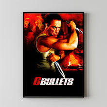 6 Bullets (2012) Movie Poster, Canvas Material Gift, Home Decor, Live Room Wall Art DS09