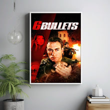 6 Bullets (2012) Movie Poster, Canvas Material Gift, Home Decor, Live Room Wall Art DS11