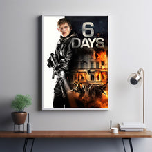 6 Days (2017) Movie Poster, Canvas Material Gift, Home Decor, Live Room Wall Art DS02