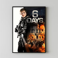 6 Days (2017) Movie Poster, Canvas Material Gift, Home Decor, Live Room Wall Art DS02