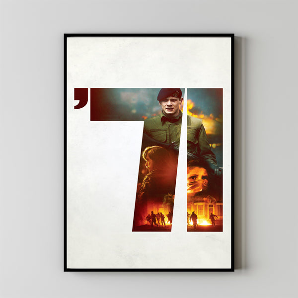 71 (2014) Movie Poster, Home Decor, Live Room Wall Art DS03