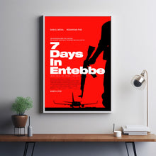 7 Days in Entebbe (2018) Movie Poster, Canvas Material Gift, Home Decor, Live Room Wall Art