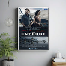 7 Days in Entebbe (2018) Movie Poster, Canvas Material Gift, Home Decor, Live Room Wall Art DS04
