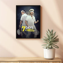 7 Days in Hell (2015) Movie Poster, Canvas Material Gift, Home Decor, Live Room Wall Art DS02