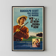 7 Men from Now (1956) Movie Poster, Canvas Material Gift, Home Decor, Live Room Wall Ar