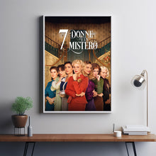 7 Women and a Murder (2021) Movie Poster, Canvas Material Gift, Home Decor, Live Room Wall Ar